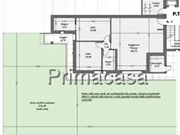 Appartamento trilocale in vendita in Via Pini, Carpi