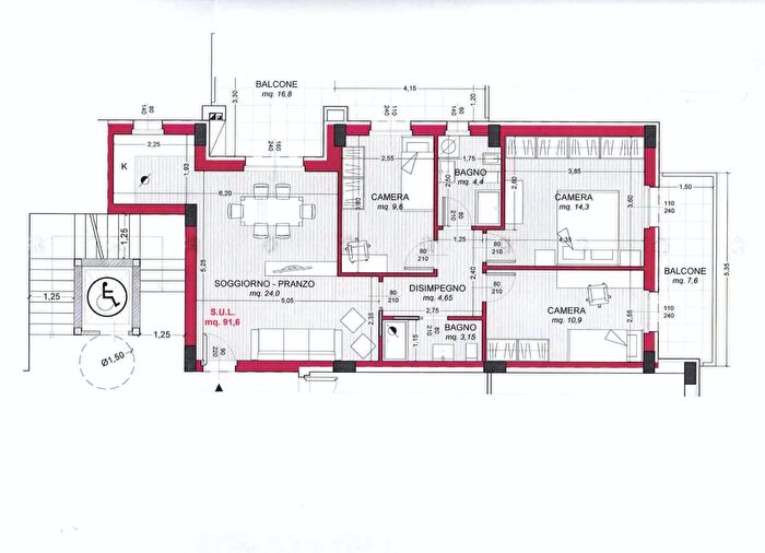 Appartamento quadrilocale in vendita in Via Tosatti San Benedetto del Tronto San Benedetto del Tronto Semicentrale, San Benedetto Del Tronto