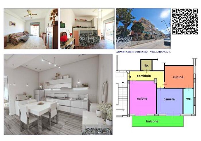 Appartamento trilocale in vendita in Via Zizzo, Villafranca Tirrena