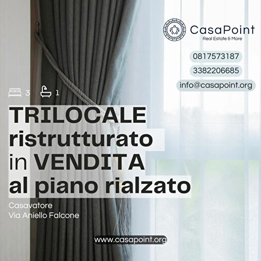 Appartamento trilocale in vendita in Via Aniello Falcone, Casavatore