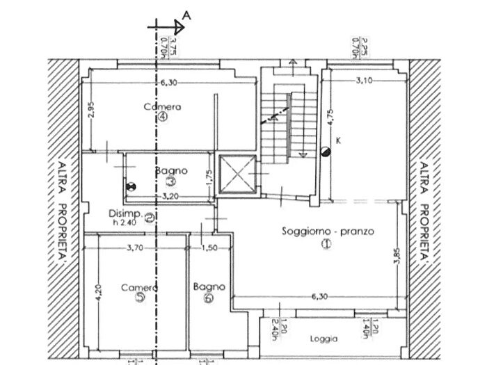 Appartamento con 5 locali in vendita in Via Fratelli Rosselli, Vaiano