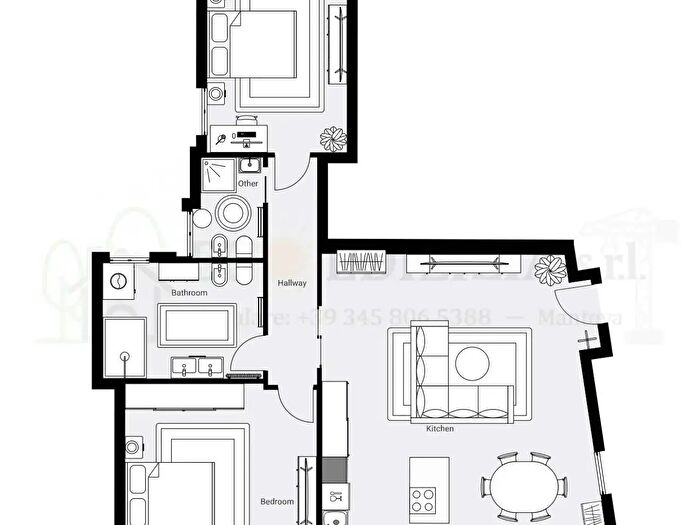 Appartamento trilocale in vendita in Via Roma, Volta Mantovana