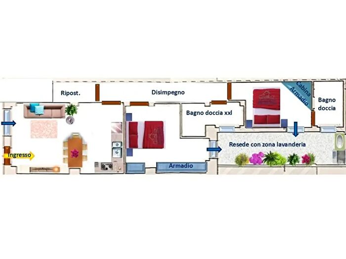 Appartamento quadrilocale in vendita in a Nazario Sauro, Viareggio
