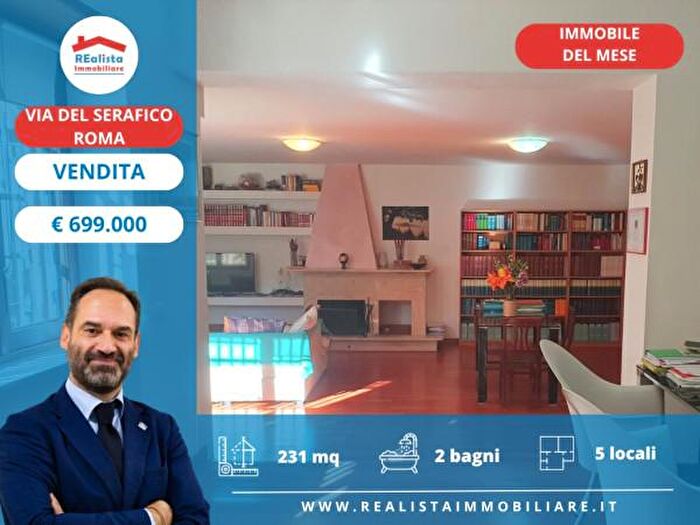 Appartamento con 5 locali in vendita in Via del Serafico, Roma
