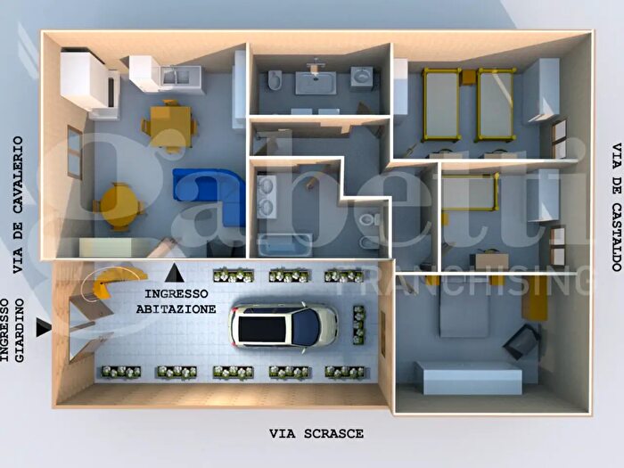 Casa trilocale in vendita in Via Scrasce Sn, Brindisi