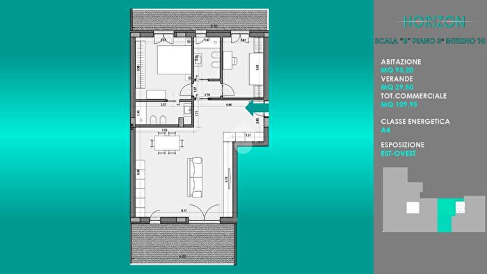 Appartamento trilocale in vendita in Via Bari, Casamassima