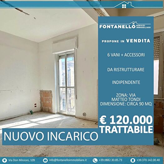 Appartamento con 6 locali in vendita in Via Petrarca, San Severo