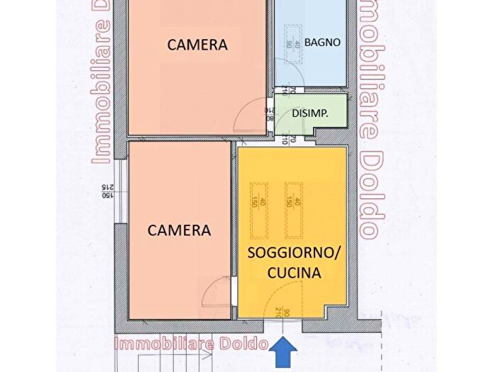 Appartamento trilocale in affitto in Via Francesco Brioschi, Pezzotti Meda, Milano
