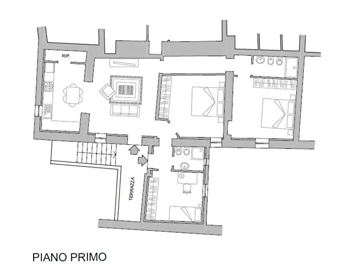 Appartamento con 5 locali in vendita in Le Scotte Si, Siena