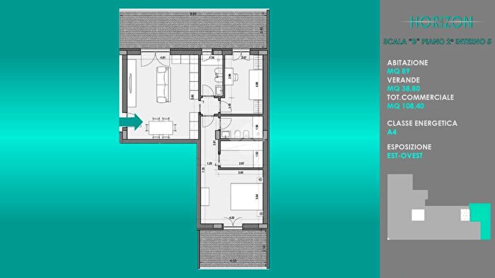 Appartamento trilocale in vendita in Via Bari, Casamassima