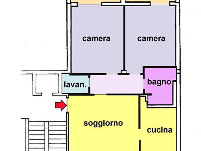Appartamento trilocale in affitto in Montegrillo, Perugia