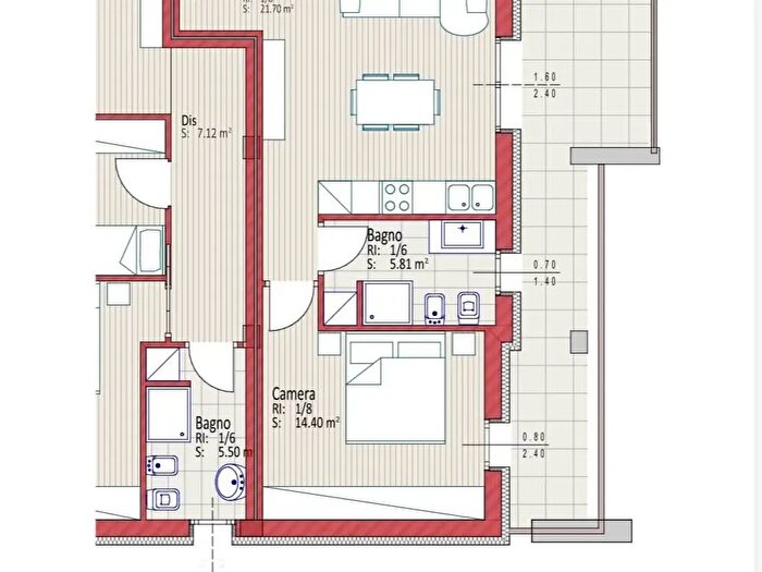 Appartamento bilocale in vendita in Piacenza