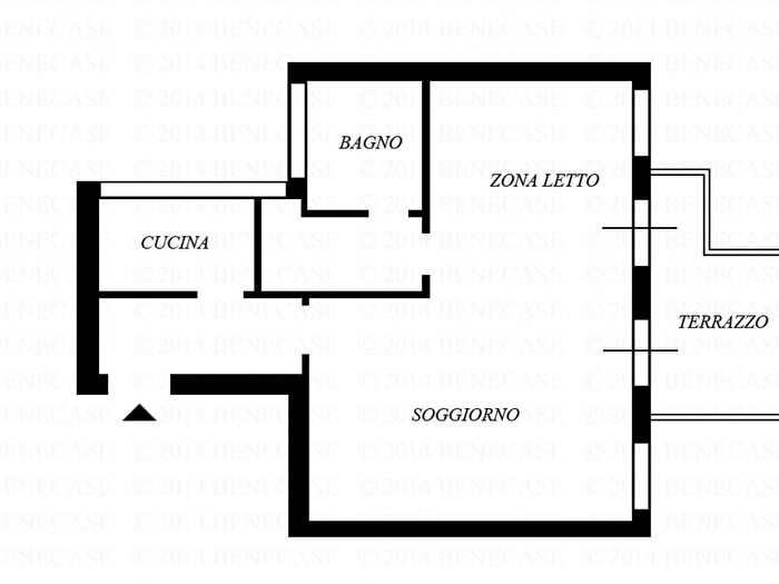 Casa bilocale in affitto in Via del Corso, Piazza del Popolo, Roma