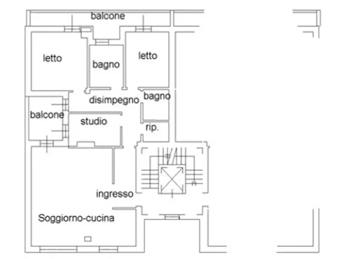 Appartamento quadrilocale in vendita in Piazza Don Giuseppe Andreoli, San Possidonio