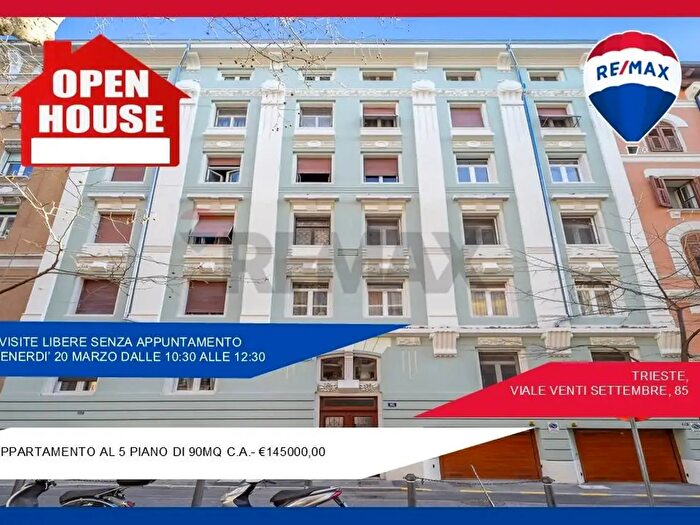 Appartamento trilocale in vendita in Viale Venti Settembre, Trieste