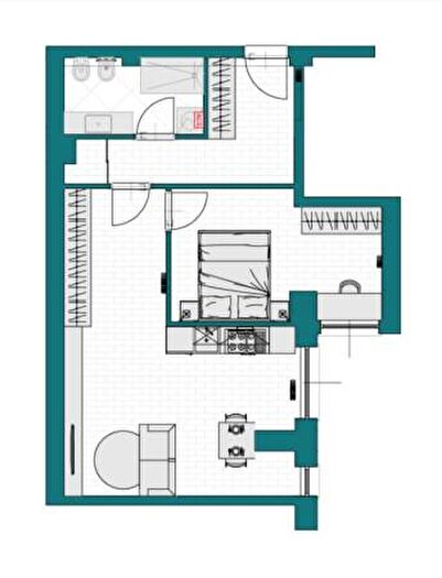 Appartamento bilocale in vendita in Via Luigi Settembrini, Milano