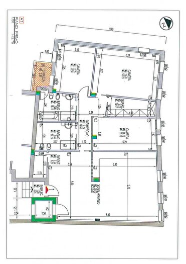 Appartamento quadrilocale in vendita in Corso Milano, Padova