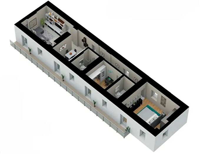 Appartamento trilocale in vendita in Via Leonardo da Vinci, Erba