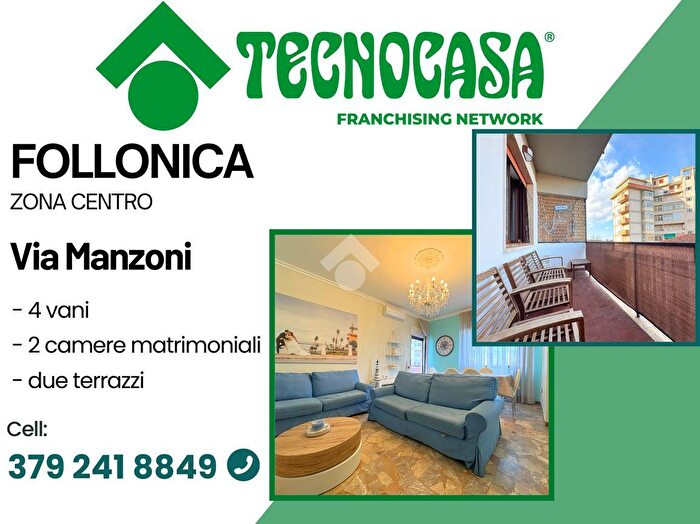 Appartamento quadrilocale in vendita in Via Manzoni, Follonica