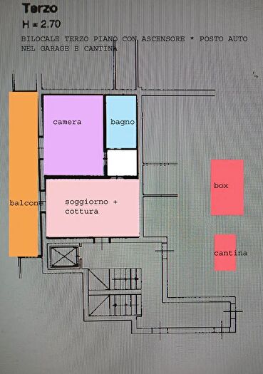 Appartamento bilocale in vendita in Via della Presolana, Brescia