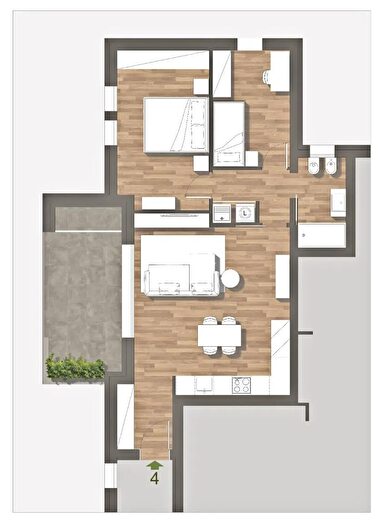 Appartamento trilocale in vendita in Via Papa Giovanni XXIII, Sorbolo Mezzani