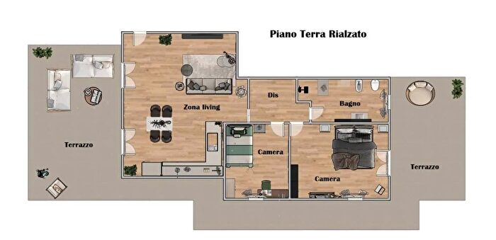 Appartamento quadrilocale in vendita in Via Luigi Valorani Snc, Fermo