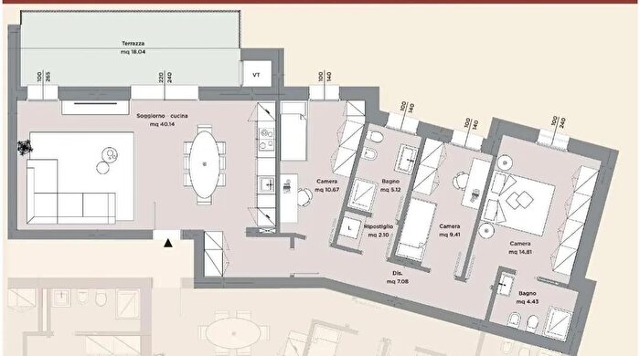 Appartamento quadrilocale in vendita in Via G Impastato, Castel Maggiore