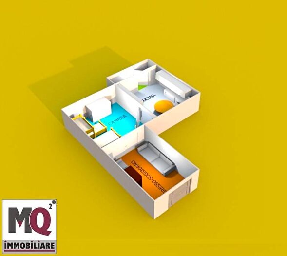 Appartamento bilocale in vendita in Via Milano, Napoli