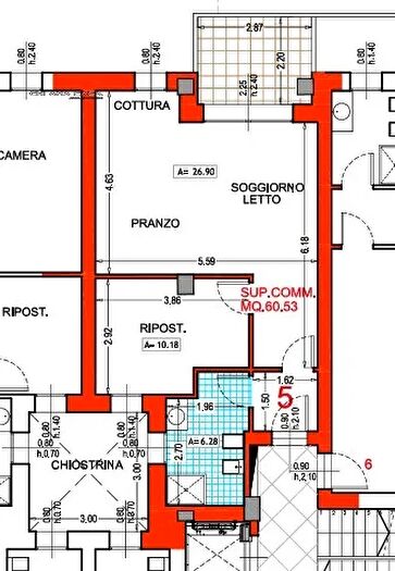 Appartamento in vendita in Via Cavallotti, Pesaro