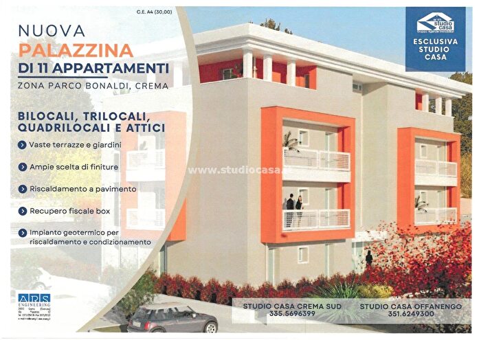 Appartamento trilocale in vendita in Via Gavazzeni, Crema