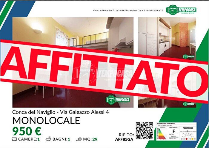 Appartamento monolocale in affitto in Via Galeazzo Alessi, Corso Genova, Milano