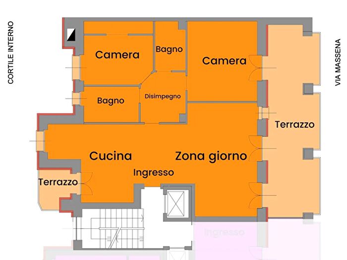 Appartamento quadrilocale in vendita in Magenta, Torino