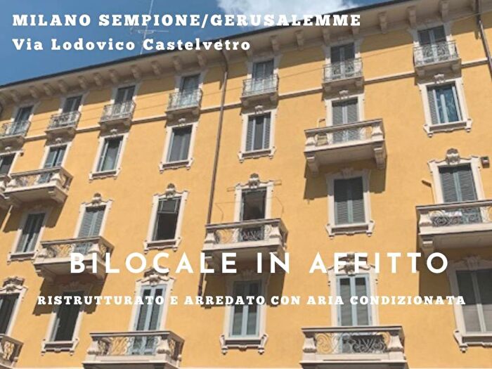 Appartamento bilocale in affitto in Via Lodovico Castelvetro, Sempione, Milano