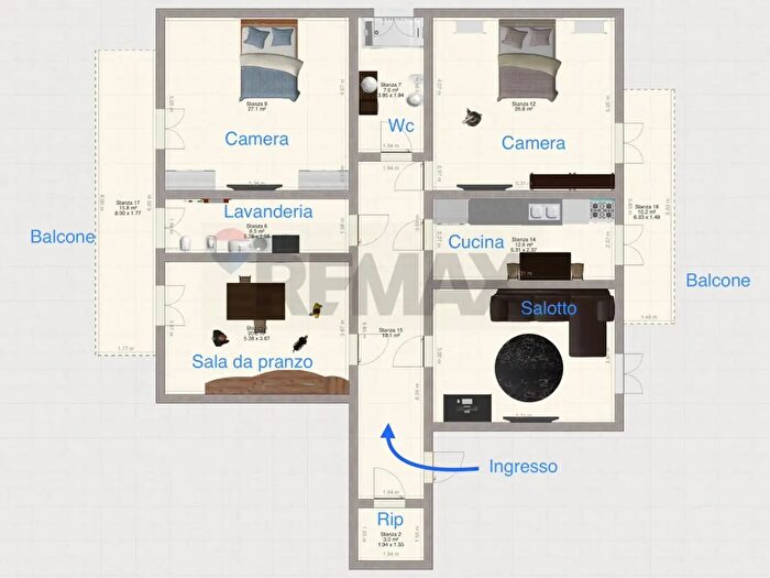 Appartamento quadrilocale in vendita in Via Modena, Catania