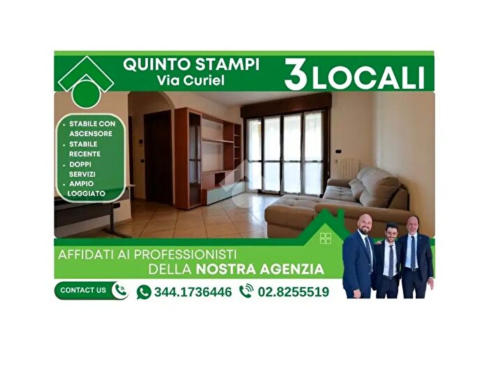 Appartamento trilocale in vendita in Via Curiel, Rozzano