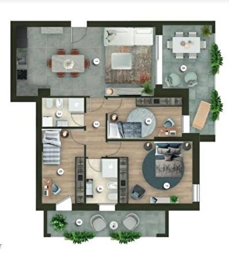 Appartamento quadrilocale in vendita in Corso delle Terme, Montegrotto Terme