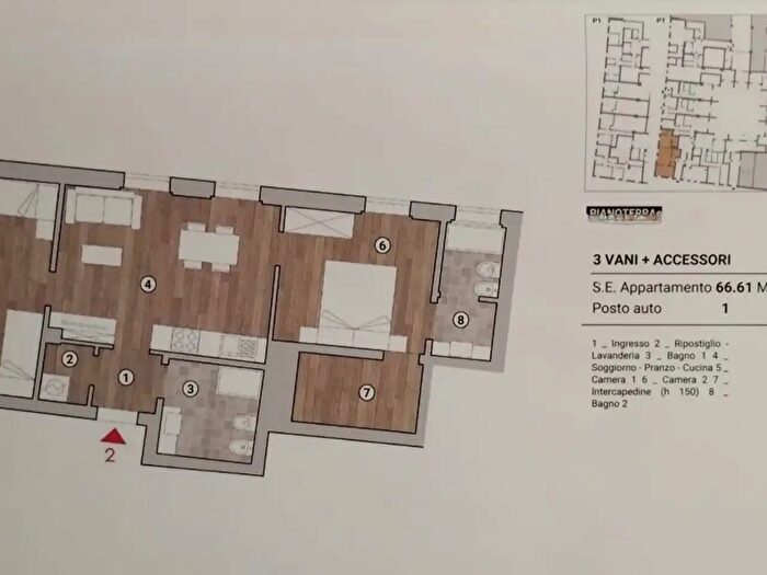 Appartamento monolocale in vendita in Piazza delle Carceri, Prato