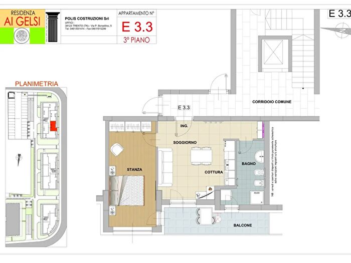 Appartamento bilocale in vendita in Via Don Renzo Cassoni, Trento