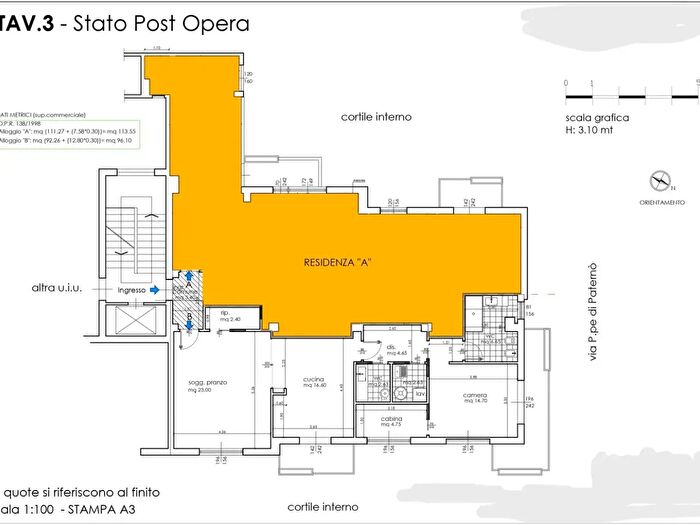 Appartamento quadrilocale in vendita in Via Principe di Paternò, Palermo
