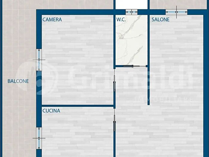 Appartamento bilocale in affitto in Via Campana, Quarto