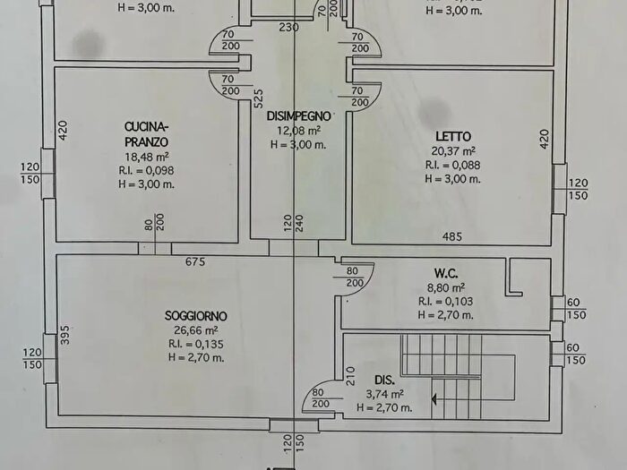 Appartamento quadrilocale in vendita in Via Provinciale, Cesena