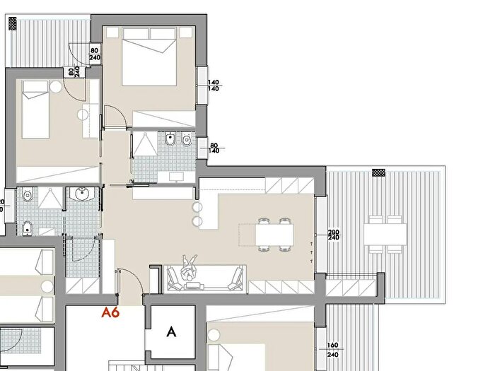 Appartamento trilocale in vendita in Via Canova, Sacile