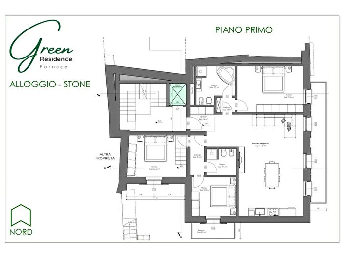 Appartamento con 5 locali in vendita in Fornace