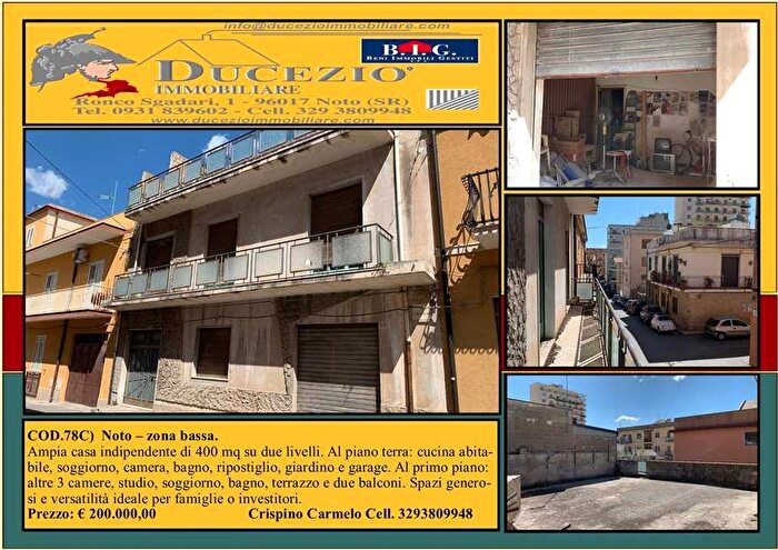 Casa con 6 locali in vendita in Via Pietro Mascagni, Noto
