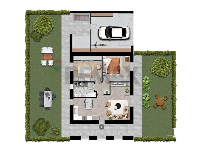 Appartamento trilocale in vendita in Via Nicola Barrè, Ponte San Pietro