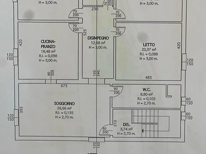 Appartamento quadrilocale in vendita in Via Provinciale, Cesena