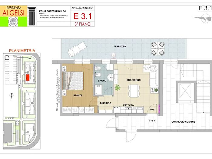 Appartamento bilocale in vendita in Via Don Renzo Cassoni, Trento
