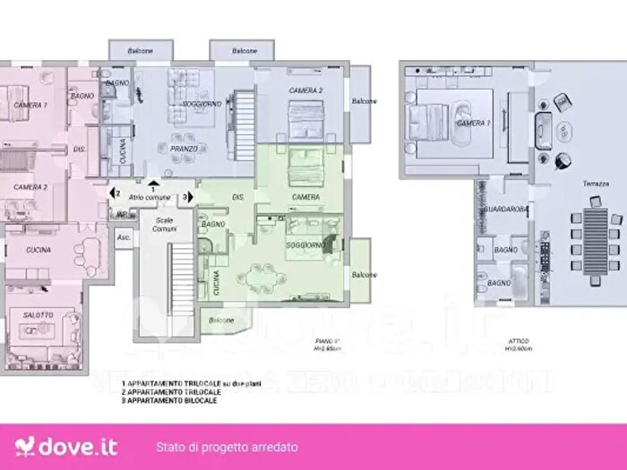 Appartamento con 6 locali in vendita in Via Antonio Rossellino, Prato