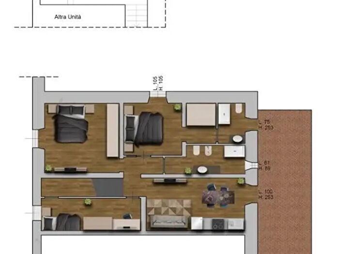 Appartamento quadrilocale in vendita in Via Frà Guittone, Firenze