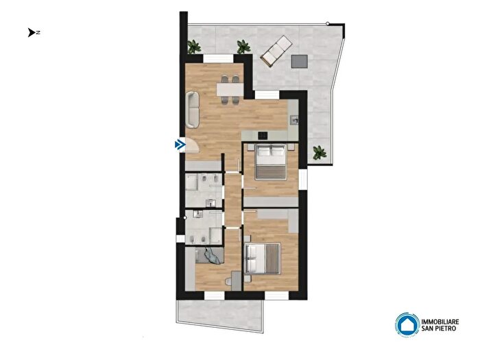 Appartamento quadrilocale in vendita in Via dello Sport Snc, Granarolo DellEmilia